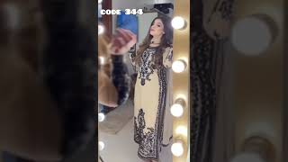 speaks for itself❤️  code 344 semi stitched😍Georrgette Embroidered semi stitched suits