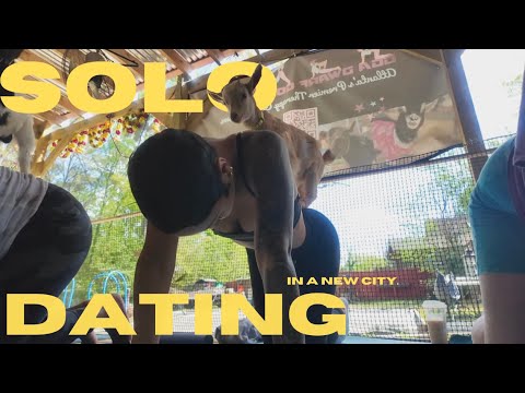 ep. 9 | solo dating in a new city as an introvert; goat yoga + sushi dates + mall run