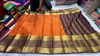 Unbelivable Challenging Price👌chickpet Bangalore wholesale Banarasis crepe georgatte chiffon sarees