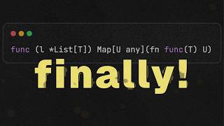 It took 4 years to get Generic Methods in Go!