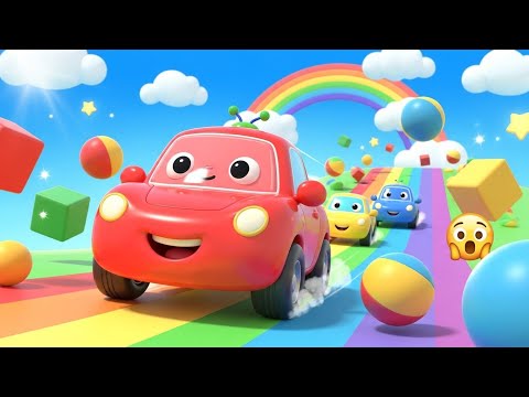  Colorful Cars for kids 🧒 | Fun Nursery Rhyme for Kids #carsforkids #lightingmcqueen #wheelsonthebus