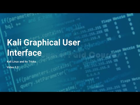Kali Linux & Its Tricks | Chapter 3 | #cybersecurity #kali #linux #hacker