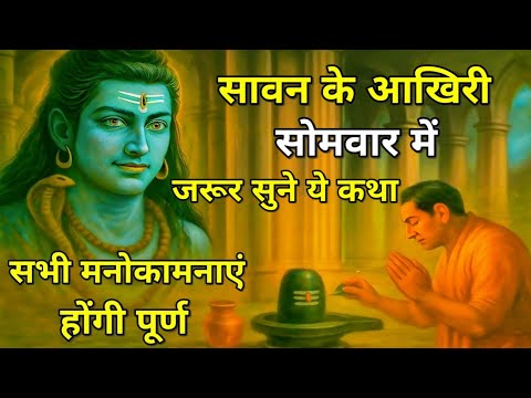 सावन के आखिरी सोमवार को सुने ये कथा सब मनोकामना होगी पूर्ण | Sawan somwar | Hindi Kahani
