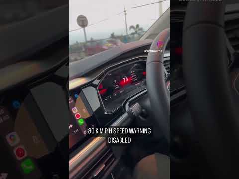 80 kmph Speed Warning Disabled For Virtus Slavia Taigun Kushaq