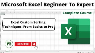 Excel Custom Sorting: What Is Custom Sorting in Excel? | Basics to Advanced #excel #microsoftexcel