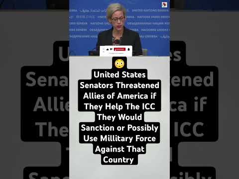 U.S. Senators Threatened Allies of America if They Help  ICC They Would Sanction or use Millitary