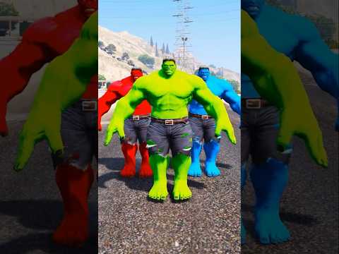 Iron Man's Brothers in Danger! Hulk Bros. to the Rescue! From Venom Gang! 🔥 #shorts #gta5