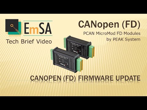 PCAN MicroMod FD: CANopen (FD) Firmware Update