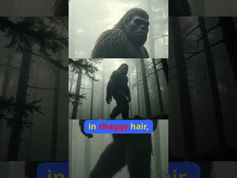 Bigfoot Spotted in the Deep Forest 👣#MonsterHunting #Shorts