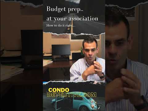 Budget prep for your HOA / Condo #condoassociation #boardofdirectors #realtor #management