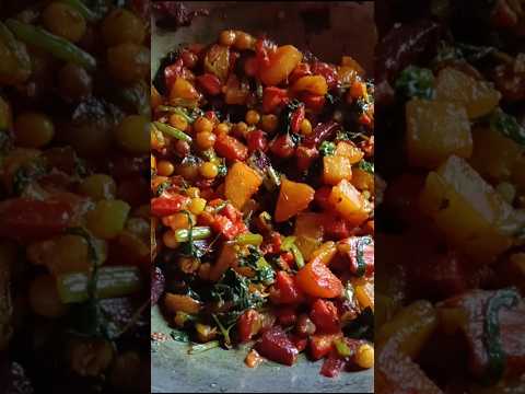 Aloo Matar Beetroot Carrot recipe #cooking #food #shortyoutube