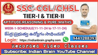APTITUDE/REASONING/MATHEMATICS/Narsing sir/Indian Brain/ssc/cgl/chsl/mts/je/cpo