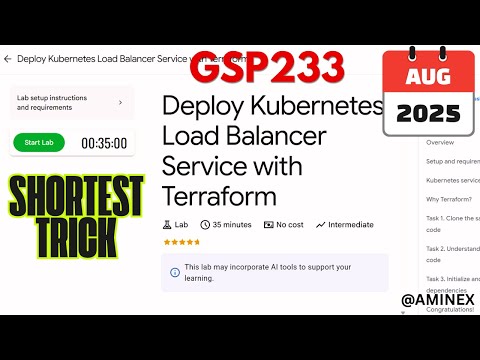[NEW 2025] Deploy Kubernetes Load Balancer Service with Terraform | #GSP233 | #qwiklabs | #arcade