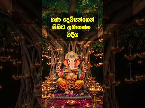 ගණ දෙවියන්ගෙන් මේ විදියට ඉල්ලන්න! 🕉️ #shorts #lagna #ganesh #palapala
