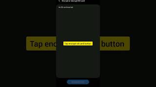 How to encrypt sd card | Memory card encryption | Samsung