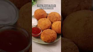 Veg Bread Balls #breadballs #breadsnacks #vegsnacks #breadpakoda #snacks #food #viral #shorts#recipe