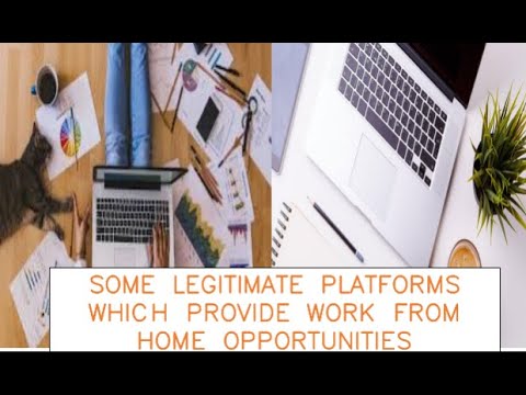 Some genuine sites offering Work From Home opportunities to make money