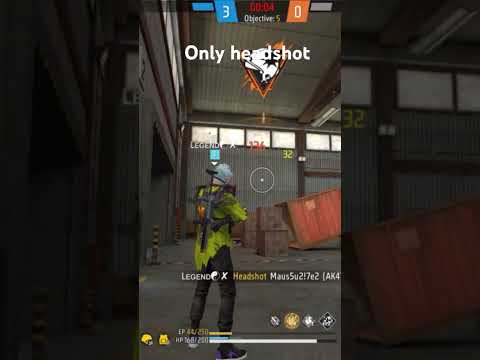 only headshot free fire #freefire #totalgaming #garenafreefire #shorts