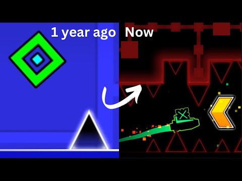 Geometry Dash; One year ago VS Now