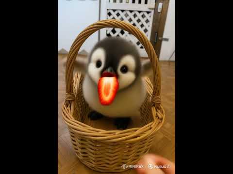Feed me quickly#cuteanimal  #adorable #pet #penguin #babyanimals #fluffy