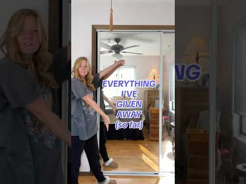 Everything I’ve given away (from my house)