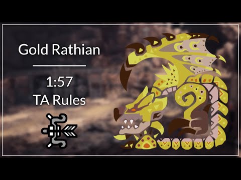 [MHWI PC] Gold Rathian - Bow 1:57 (TA Rules)