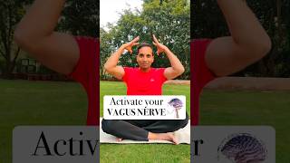 VAGUS NERVE ACTIVATION! #vagusnerve #brainfunction #nervoussystem #selfcare #parasympathetic #yoga