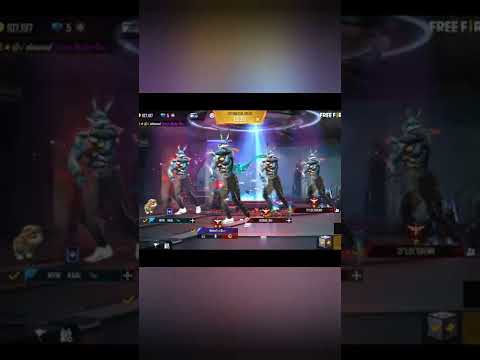 Free Fire Emote Dance || All bunny bundle | #freefire #garena #tiktok #Emote #shorts #noobtoproff