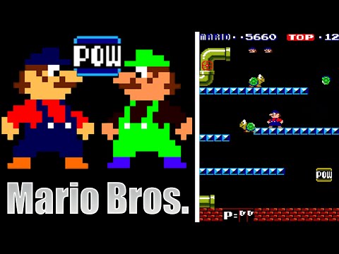 Mario Bros 1983 - Retro / Classic Arcade Gameplay