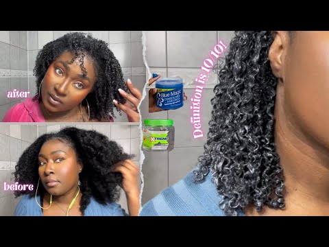 $10 Viral Wash and Go?! | Shingling Method