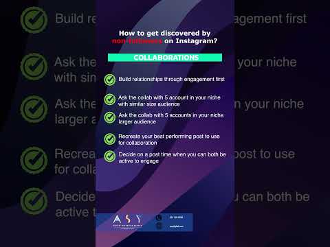 How can we use Instagram #Collabs to get discovered by non-followers #asydigital #digitalmarketing