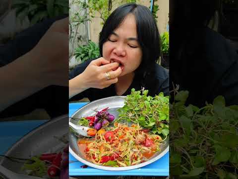 ซดตำบ้านๆ #mukbang #eatingspicyfood #food #thaispicyfood #eating #thaispices