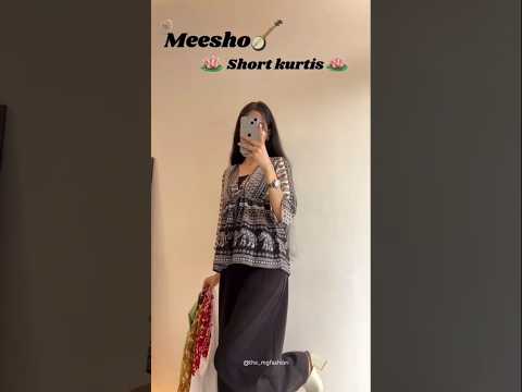 Meesho short Kurtis 🌼🍁#meeshohaul #meesho #shortkurti #shorts #rakhicollection #rakhispecial #outfit