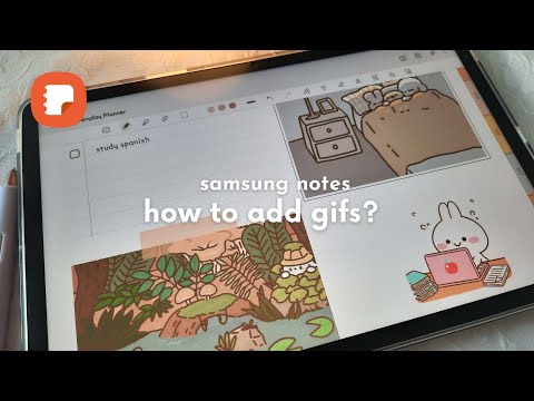 How to Add Gifs, Samsung Notes Tutorials, Beginner Tips for Aesthetic Notes on Samsung Notes