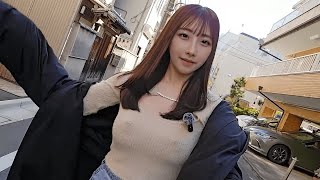 【ノーブラ散歩】18歳JDが散歩していたらすれ違う人に〇〇されました