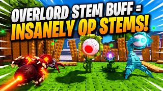 Overlord Stems Buff Made Our Stems Only Team Insanely Broken In Garden Tower Defense!