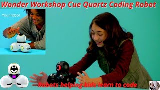 Wonder Workshop Cue Quartz Coding Robot   robots helping kids learn to code