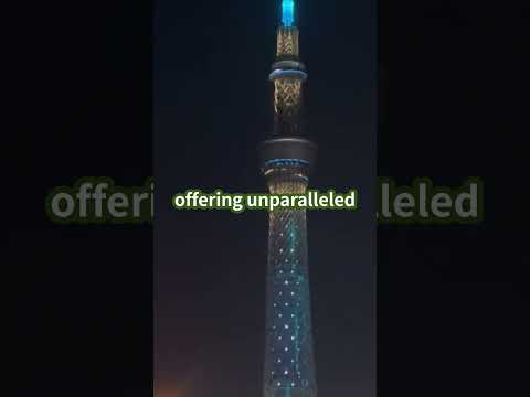 Video introducing the Skytree near Tokyo