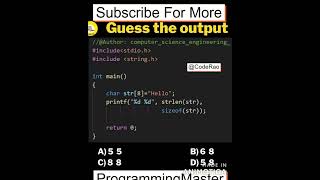 Coding Interview Questions With Solutions  #Programming Knowledge #Shorts