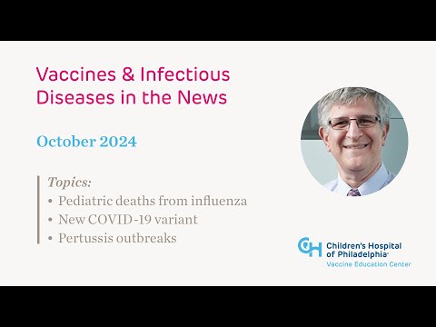 October 2024: Pediatric deaths from influenza, new COVID-19 variant, pertussis outbreaks | CHOP