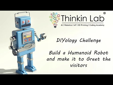 DIYology | Students Built Humanoid Robot V1 | Thinkin Lab | Hindu Vidyalaya