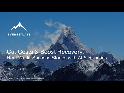 Cut Costs & Boost Recovery: Real-World Success Stories with AI & Robotics