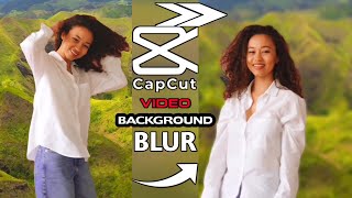 How To Blur Video Background In Capcut | Video Background Blur Editing Tutorial @cineshootedit