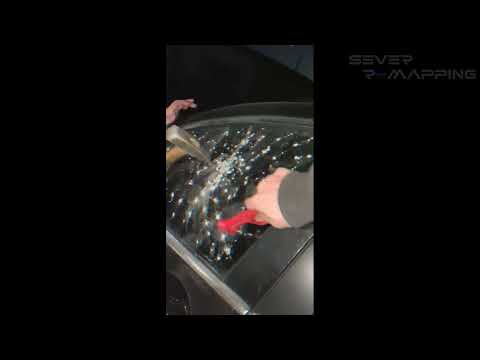Breaking BMW double glazed glass