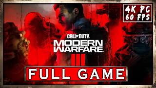 COD MW3 (2023) FULL GAME – All Missions 🎬 | 4K Gameplay