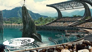 Mosasaurus: Every Epic Scene & Snack! | Jurassic World | Science Fiction Station