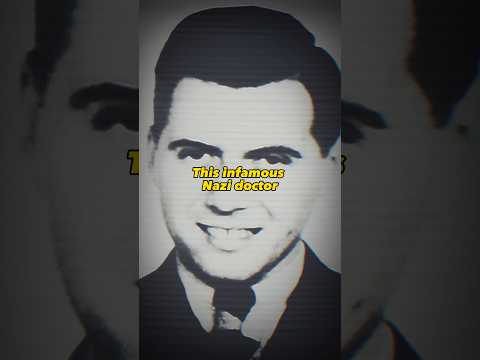 Dr. Josef Mengele - Infamous Nazi Doctor - Nicknamed ‘Angel Of Death’ ☠️ - #worldwar2 #ww2 #history
