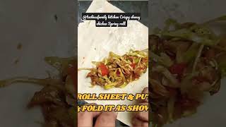 crispy cheesy chicken Spring roll