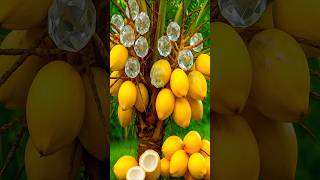 fast method to propagate and grow coconut trees #garden #fruits