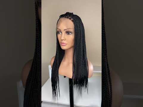 13by6 knotless braided wig. #braidedwig #hairstyle #knotlessbraids #calmdown  #music